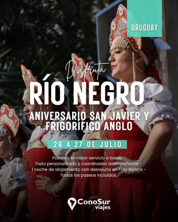 Rio Negro: Aniversario San Javier y Frigorifico Anglo